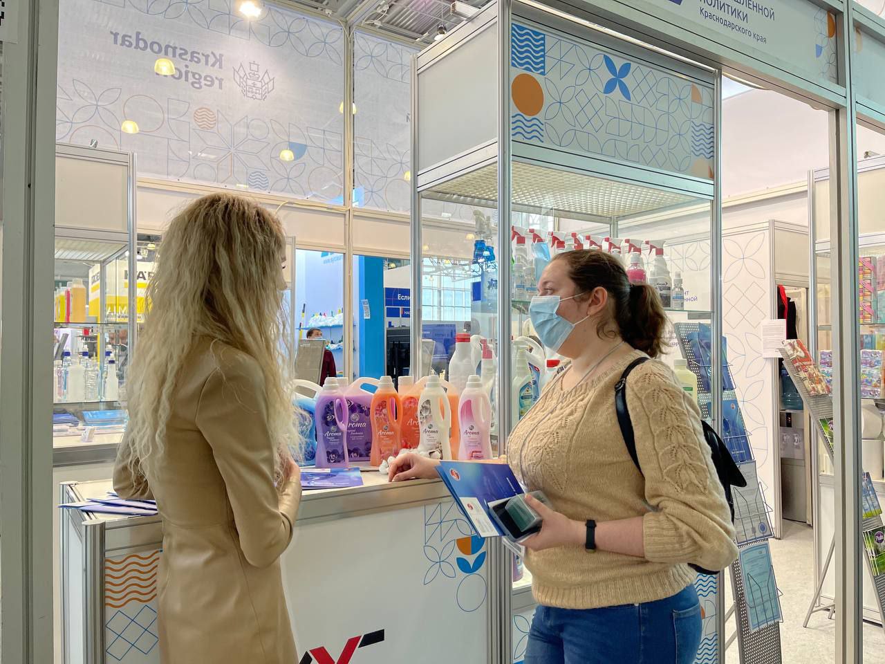 Кубанские предприятия представляют свою продукцию для сферы клининга в Москве