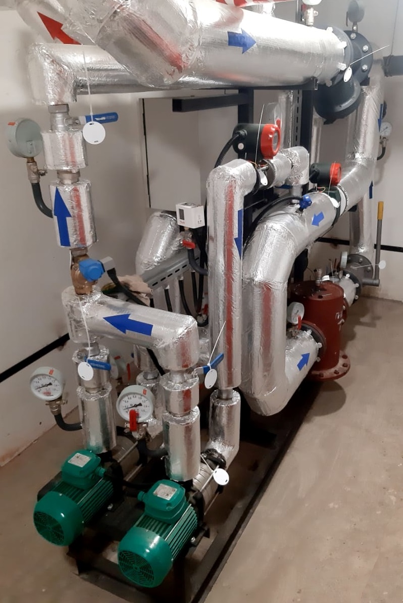 Монтаж блочных тепловых пунктов (БТП)
