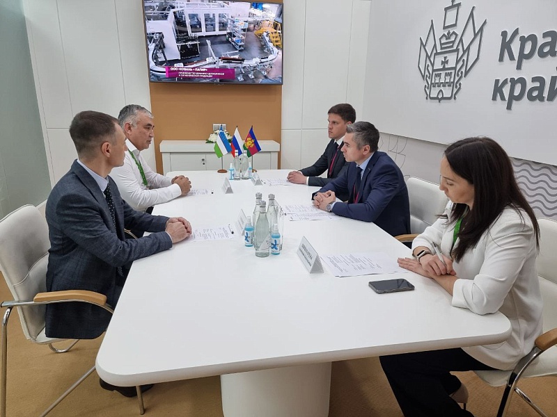 Краснодарский край в 45 раз увеличил объем заключенных на выставке «Иннопром» в Узбекистане контрактов