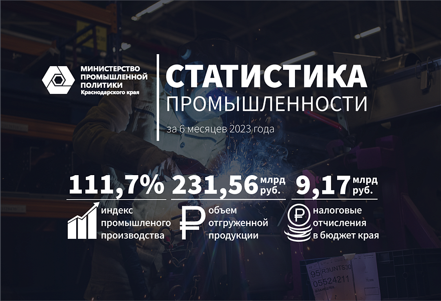 На Кубани объем производства растет практически во всех отраслях промышленности