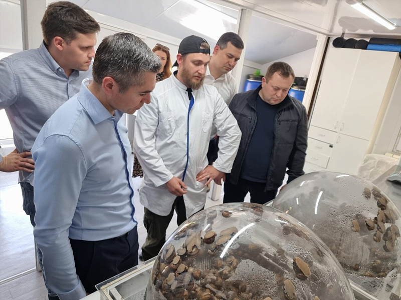 Вице-губернатор Александр Руппель осмотрел производство экологически чистых косметических средств в Красной Поляне