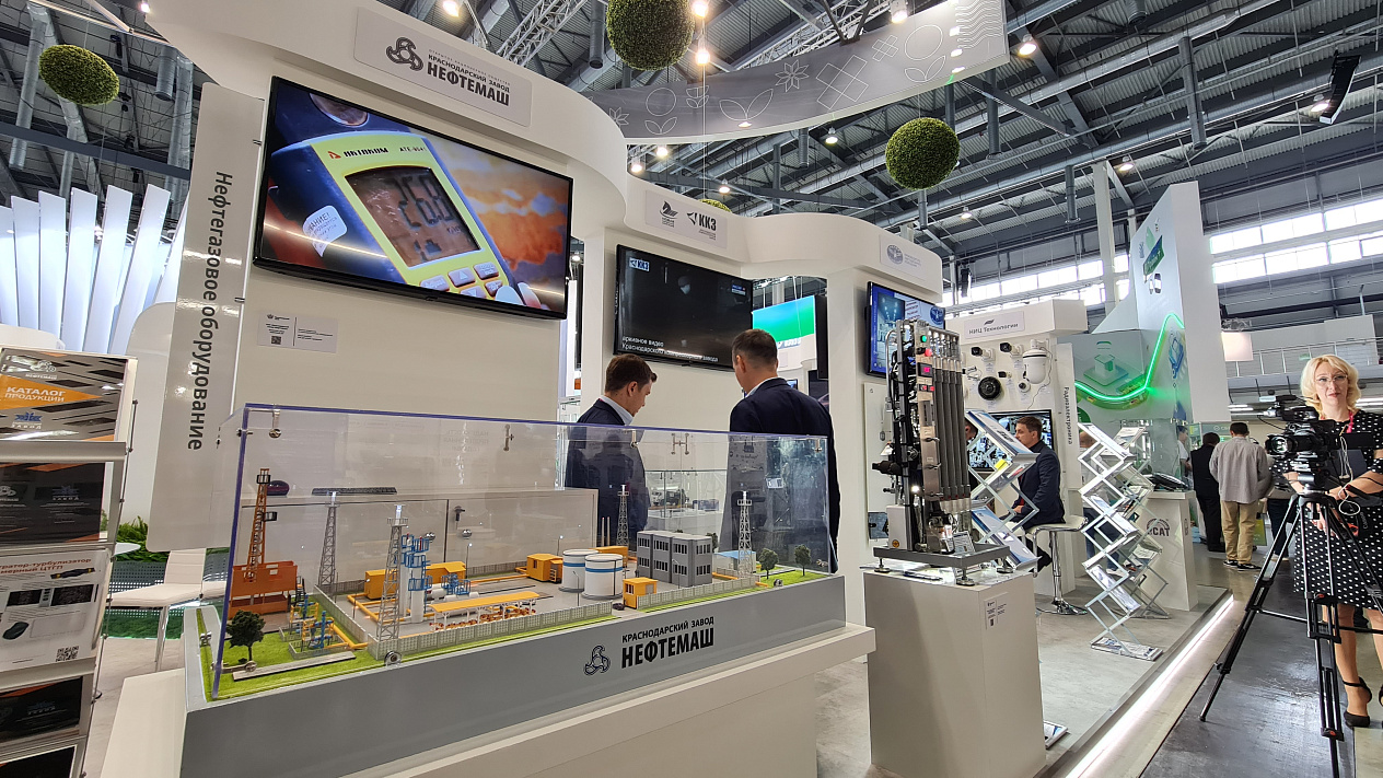 Стенд Краснодарского края на XII Международной промышленной выставке «Иннопром-2022»
