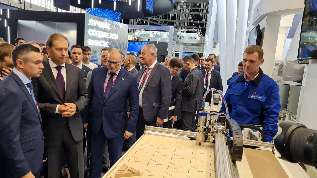 Стенд Краснодарского края на XII Международной промышленной выставке «Иннопром-2022»